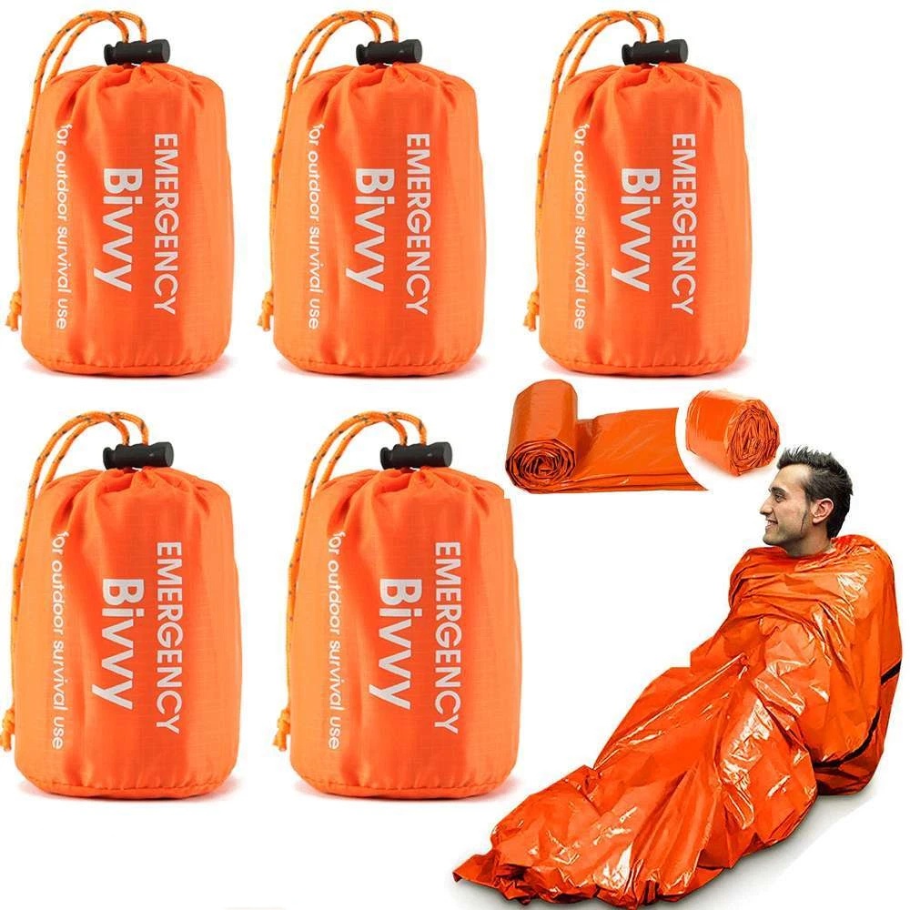 Bivy Bag Emergency - Confezione da 1-5 sacchi a pelo