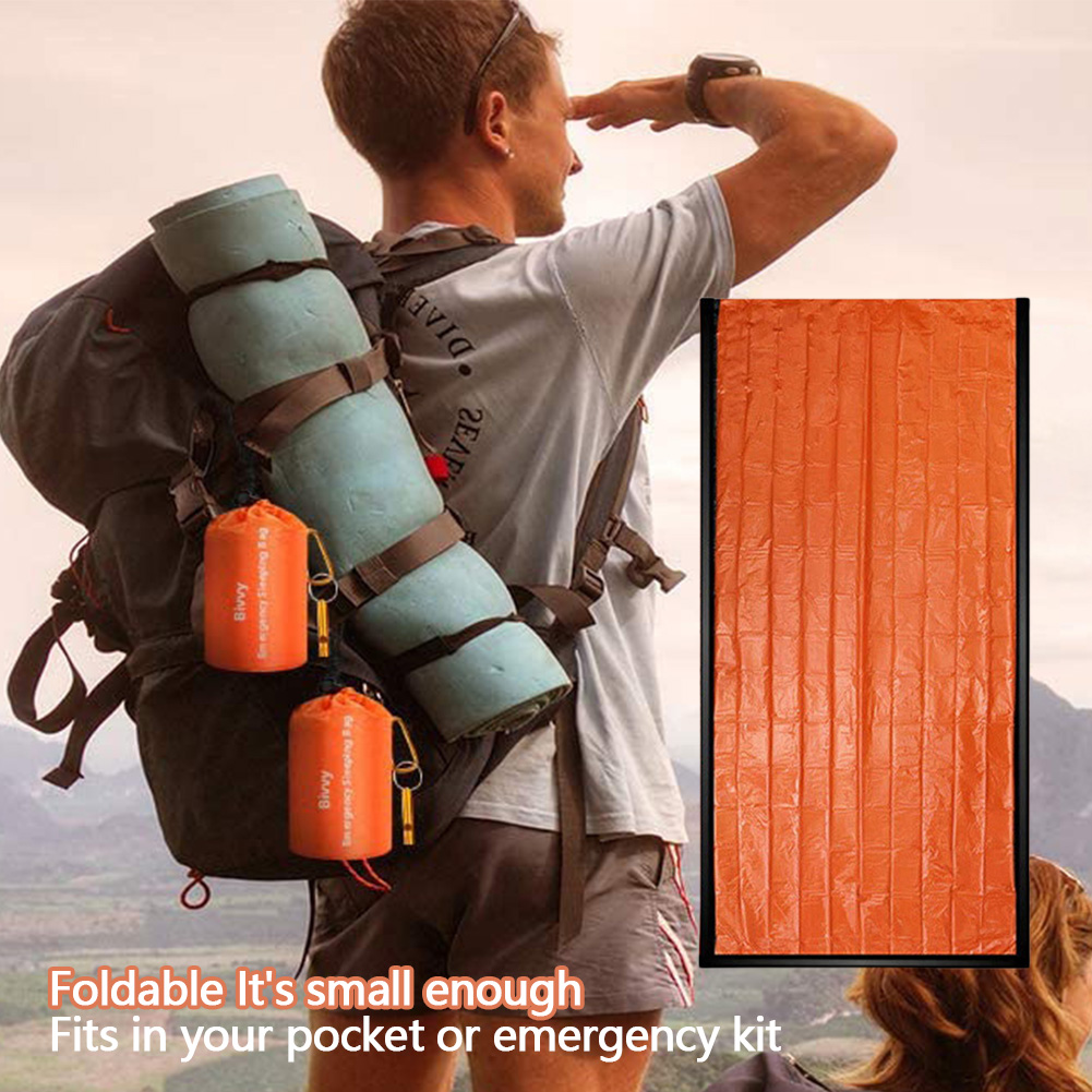 Bivy Bag Emergency - Coperta di Emergenza Impermeabile, Sacco a