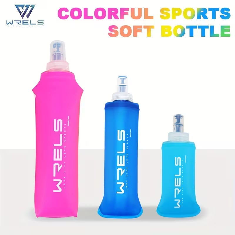 Water Bag Collapsible - Borraccia Sportiva Portatile WRELS, Senza BPA,