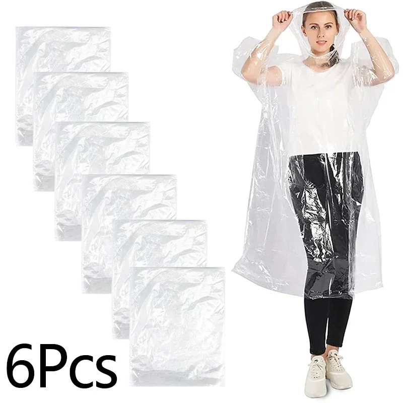 Emergency Poncho Rain - Impermeabile monouso impermeabile Escursionismo all'aperto Viaggi