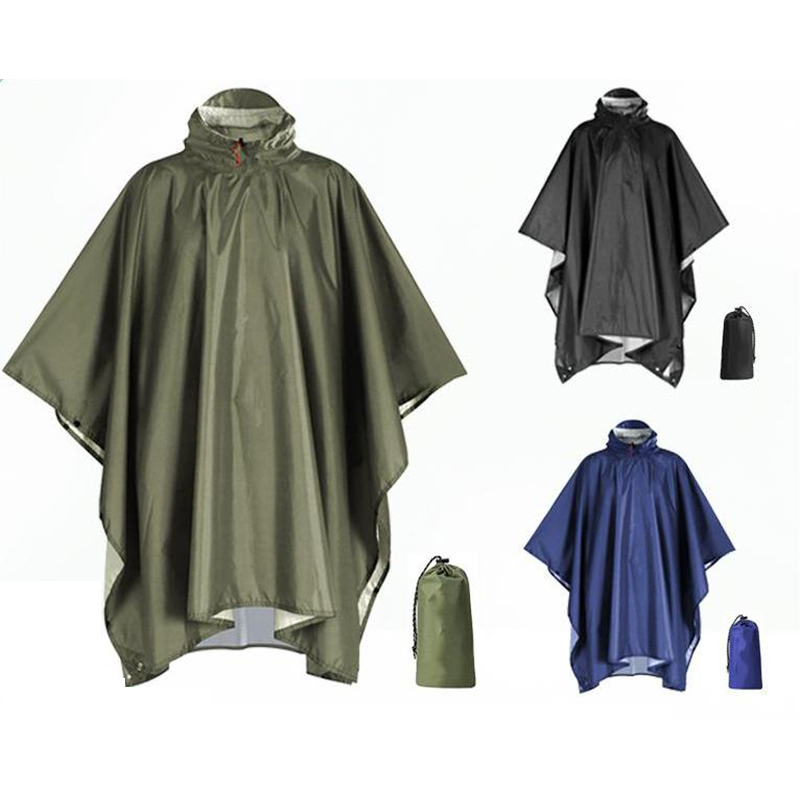 Emergency Poncho Rain - Poncho antipioggia resistente per zaino in