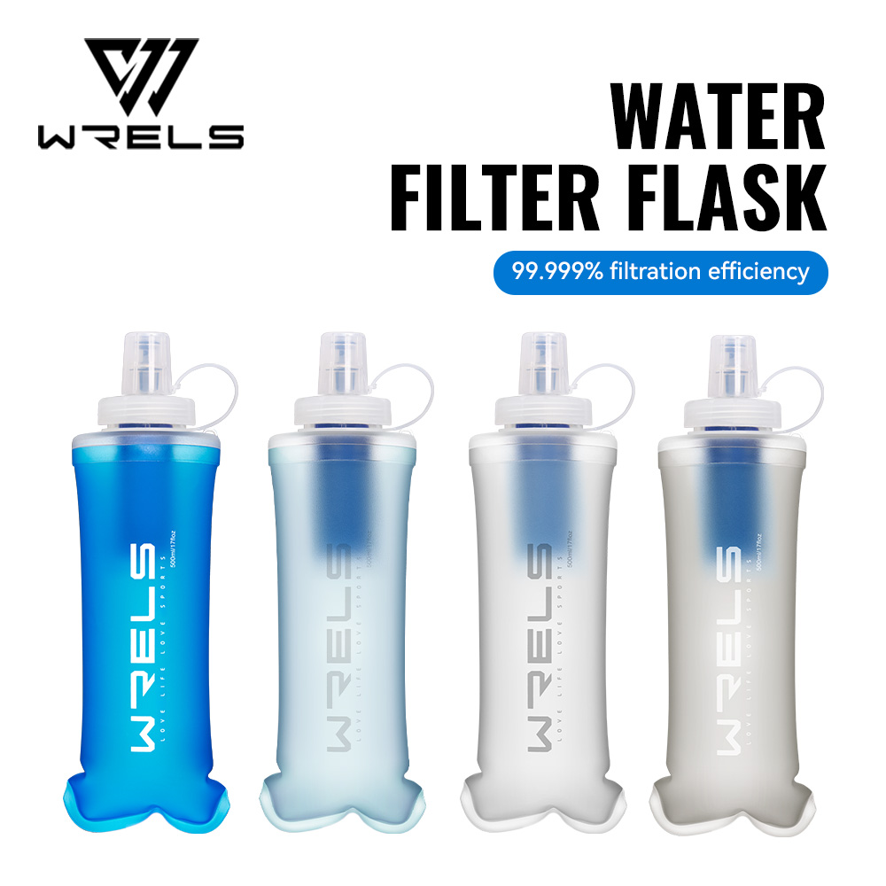 Water Bag Collapsible - Borraccia Filtrante Pieghevole WRELS con Doppio