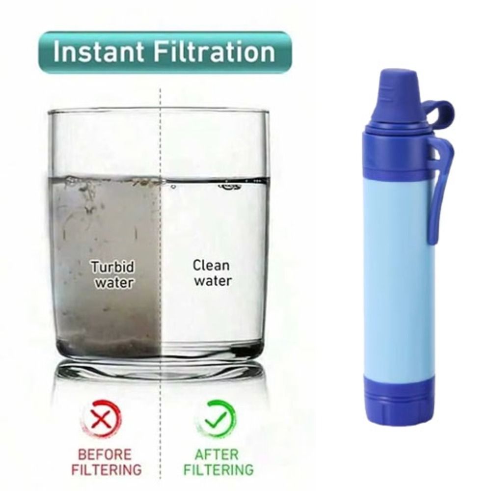 Water Purification Straw - Mini Filtro a Cannuccia per Acqua