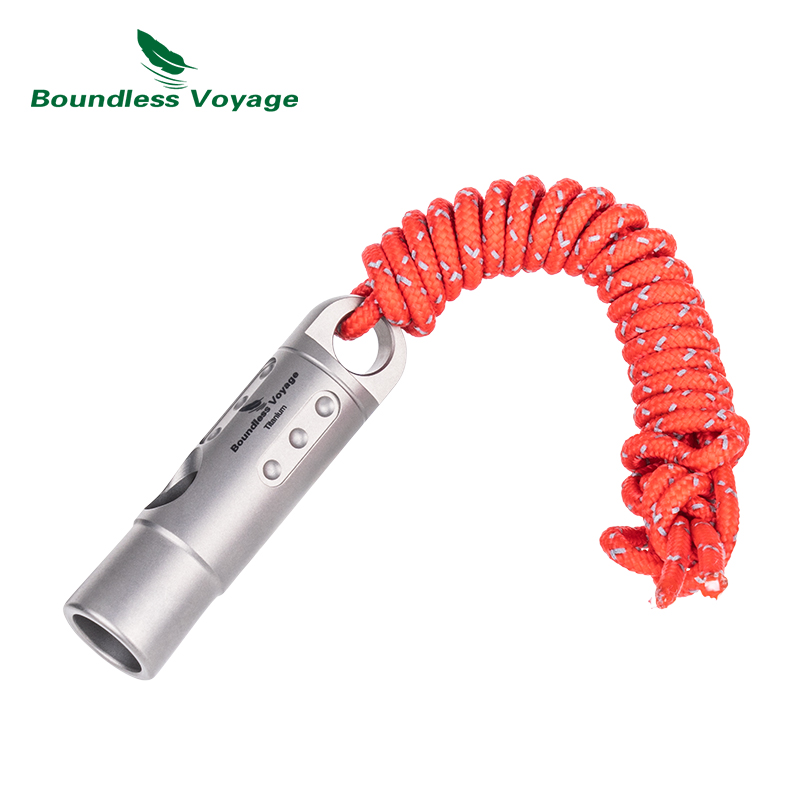 Boundless Voyage Titanium Whis - Emergency Whistle Loud recensione e prezzo