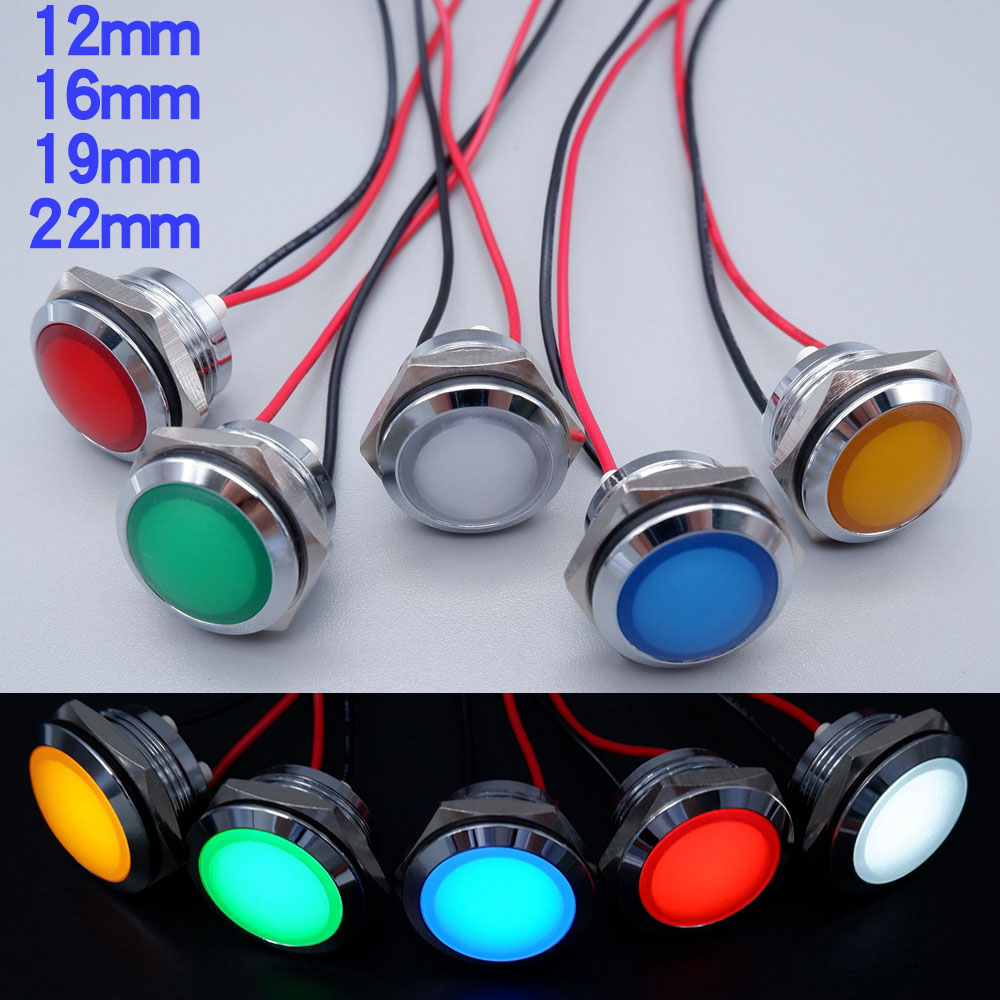 Indicatore LED in metallo 12mm - Signal Panel Orange recensione e prezzo
