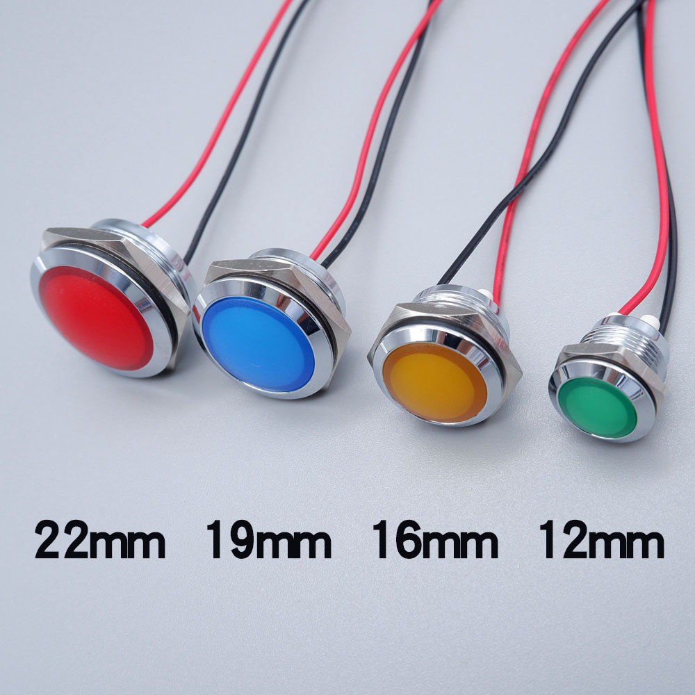 Indicatore LED in metallo 12mm - Signal Panel Orange recensione e prezzo