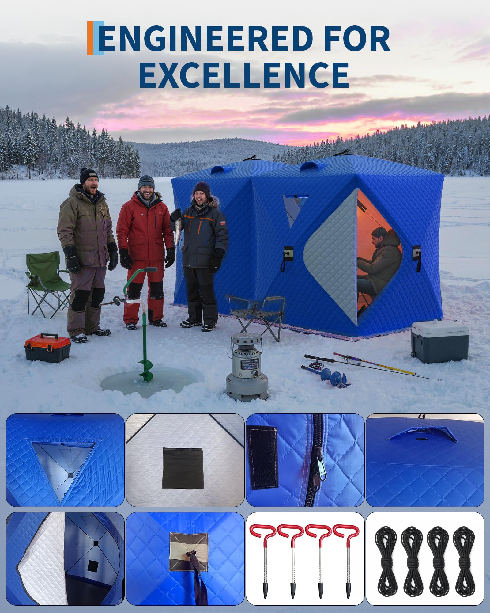 Tenda Pop-Up per Pesca sul Ghi - Emergency Mylar Tent recensione e prezzo