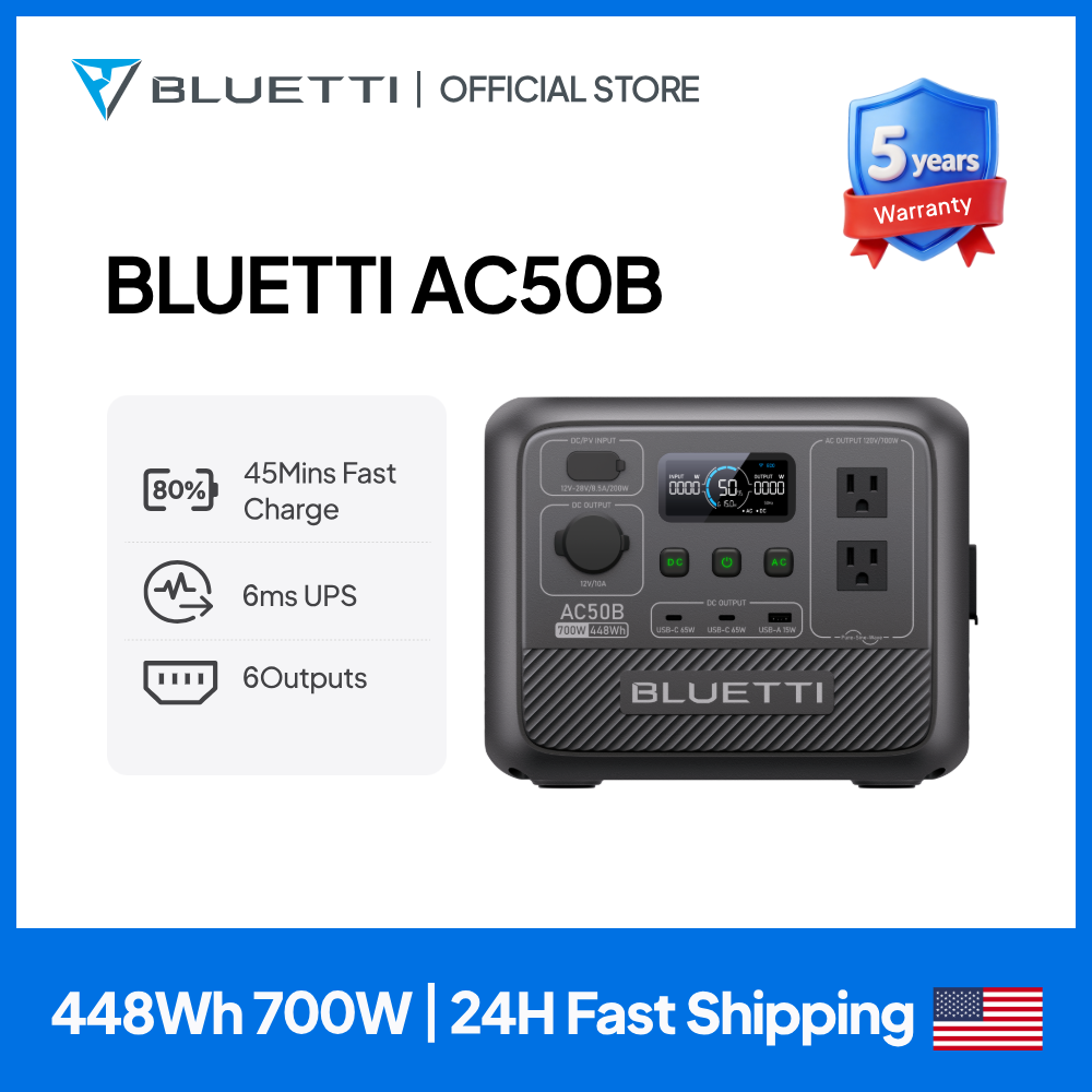 BLUETTI AC50B Stazione di Alim - Solar Emergency Charger recensione e prezzo