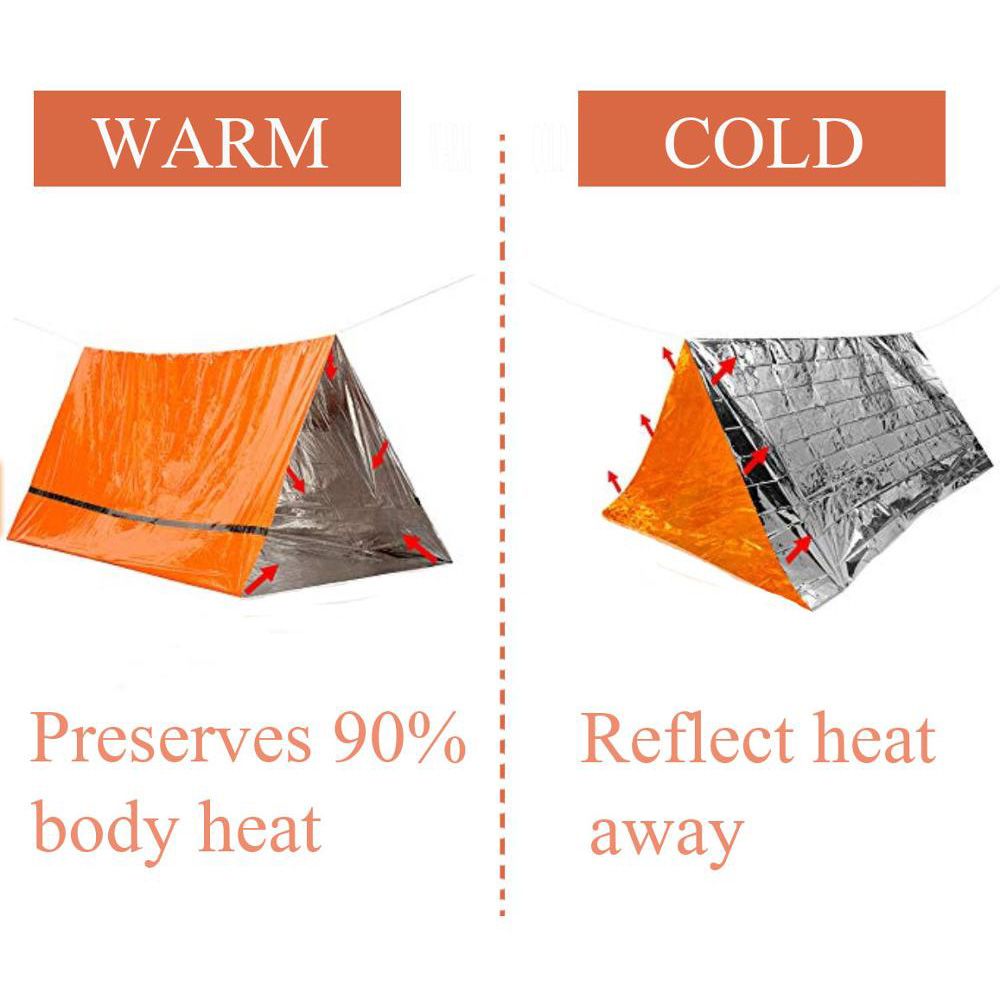 2 persone Rifugio di emergenza - Emergency Mylar Tent recensione e prezzo