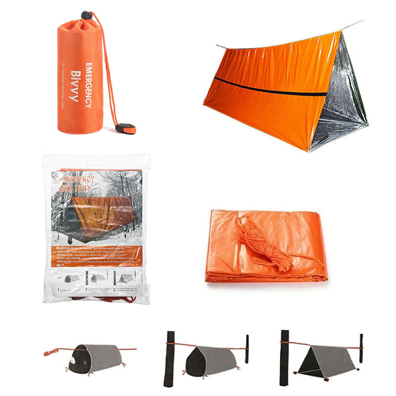 2 persone Rifugio di emergenza - Emergency Mylar Tent recensione e prezzo