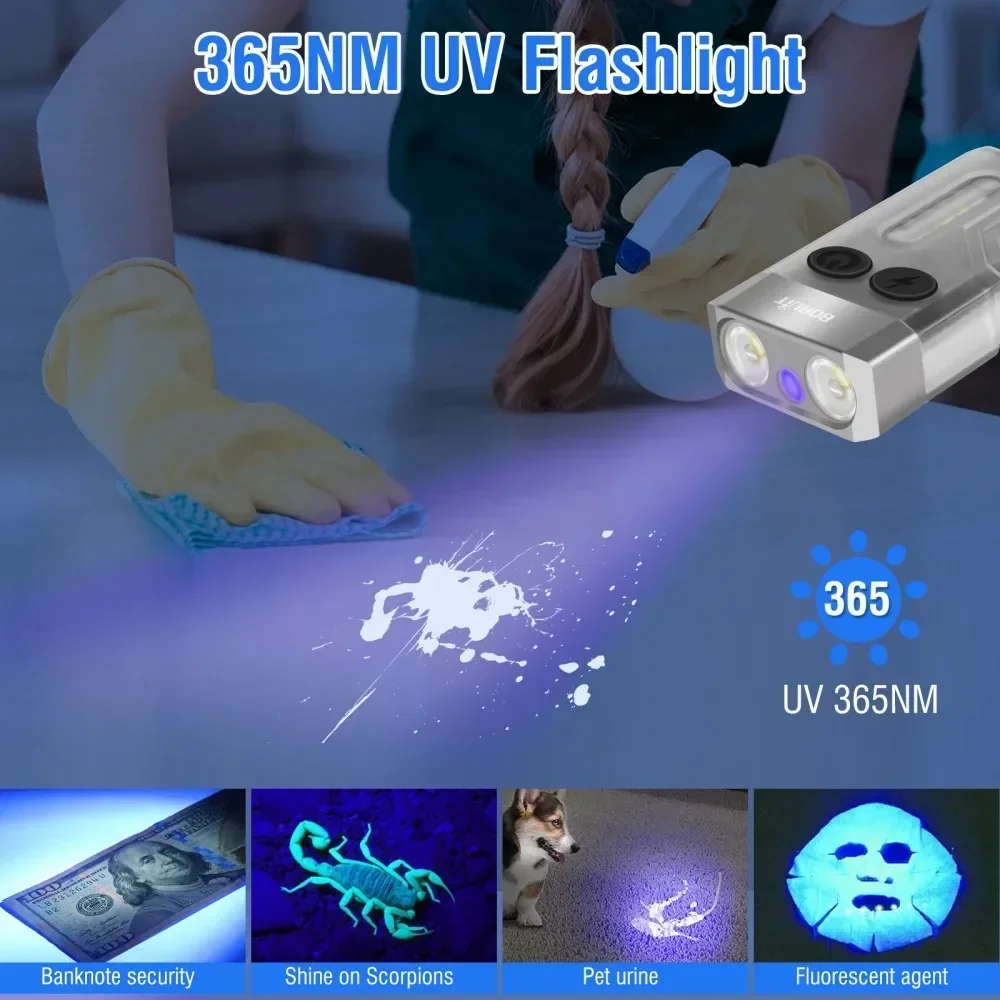 BORUiT V10 Portachiavi UV LED  - Fishing Kit Compact recensione e prezzo