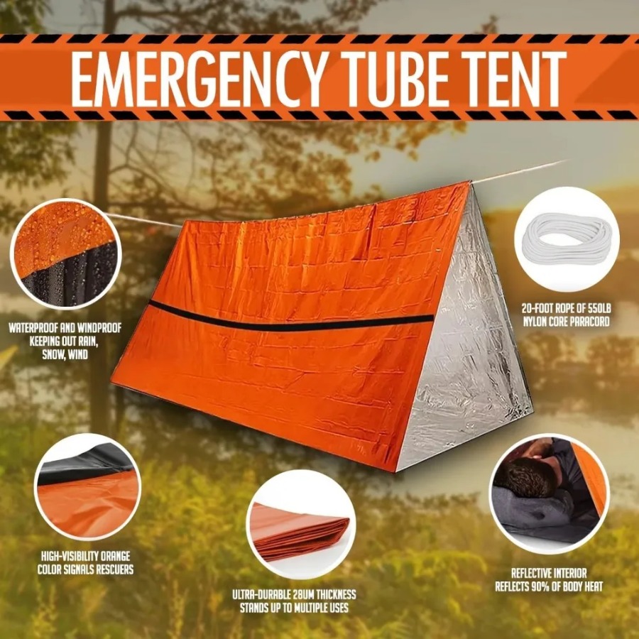 Sacco nanna di emergenza antip - Emergency Mylar Tent recensione e prezzo