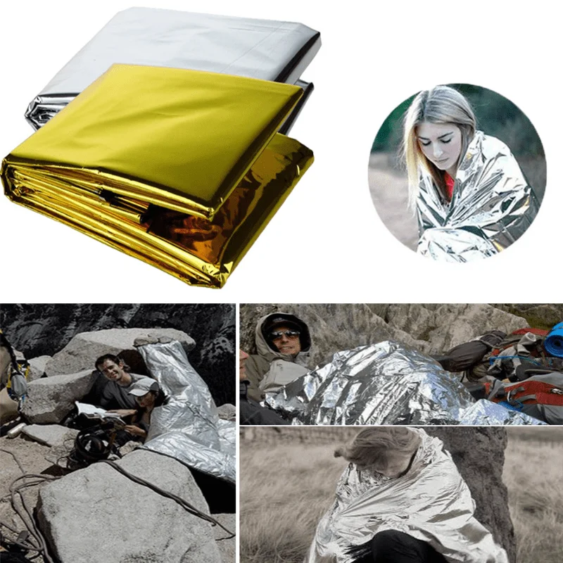 1 pezzo di coperta portatile p - Survival Blanket Reflective recensione e prezzo