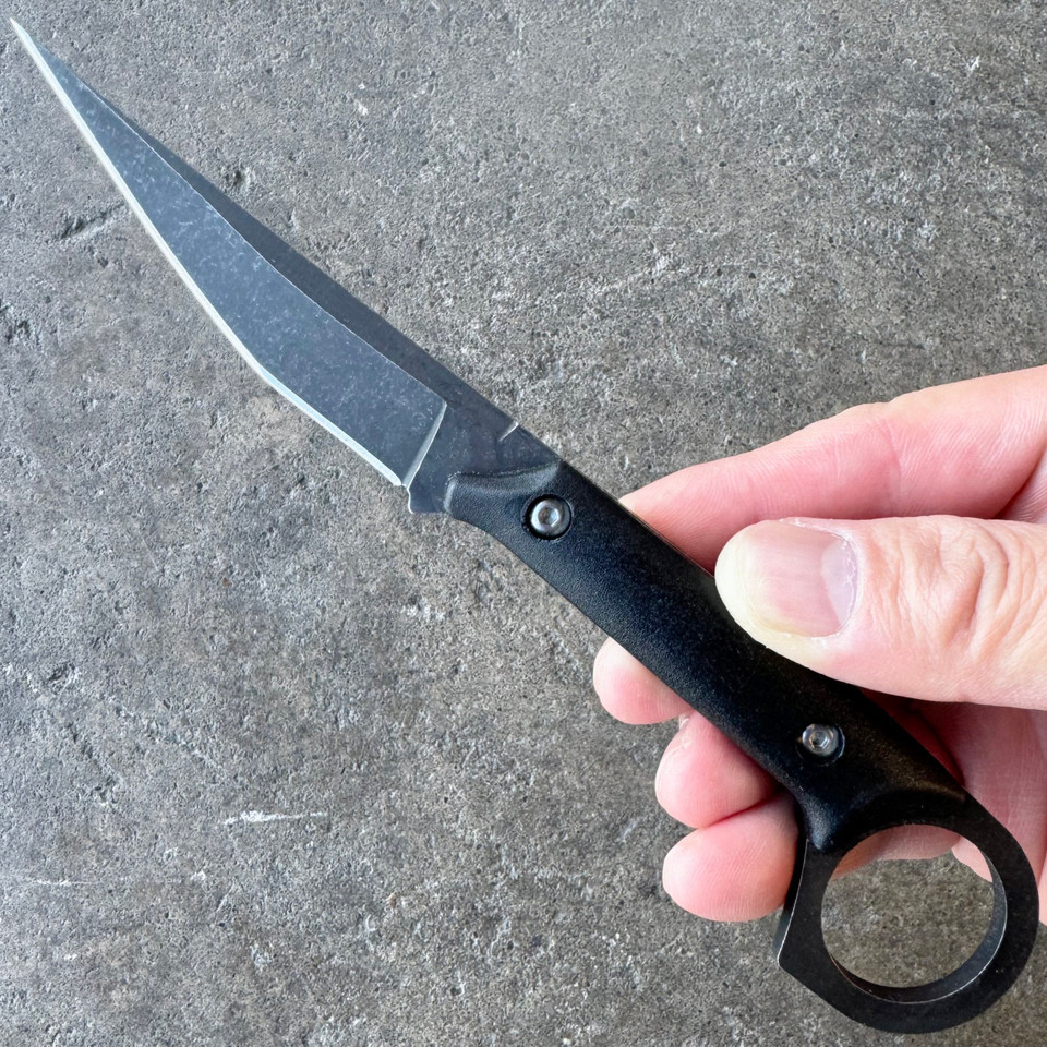 Coltello a lama fissa nero con - Bushcraft Knife Fixed recensione e prezzo