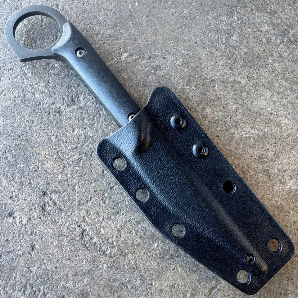 Coltello a lama fissa nero con - Bushcraft Knife Fixed recensione e prezzo