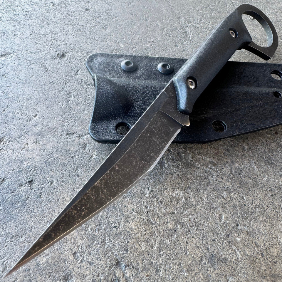 Coltello a lama fissa nero con - Bushcraft Knife Fixed recensione e prezzo
