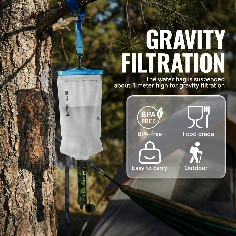 WRELS Set di filtri per l'acqu - Water Purification Straw recensione e prezzo