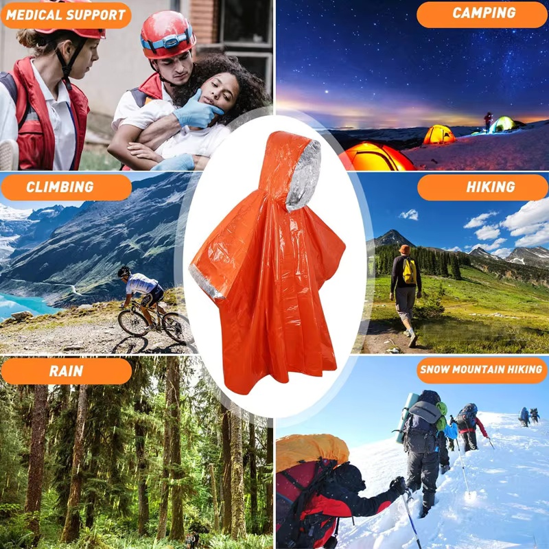 Poncho antipioggia per sopravv - Survival Blanket Reflective recensione e prezzo